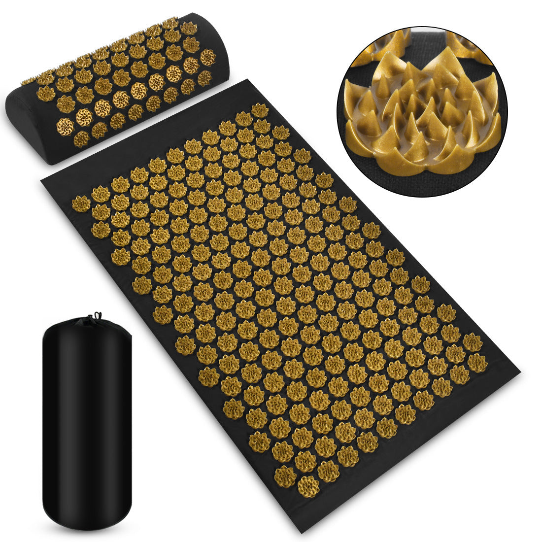 Acupressure mat for sleep improvement