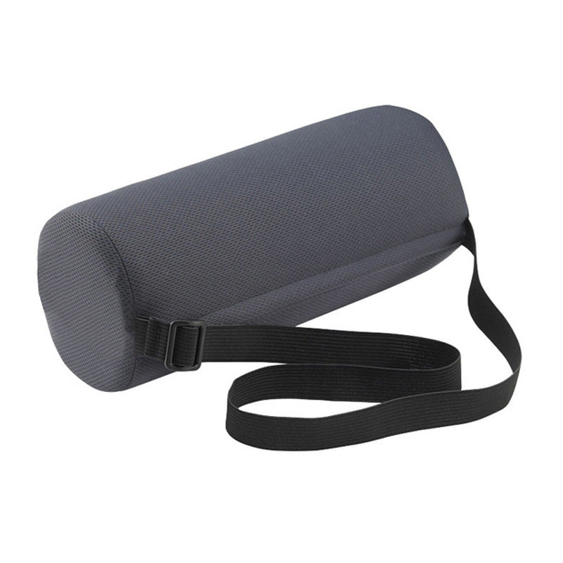 Lumbar Support Roller Cushion for Office, Car & Pain Relief