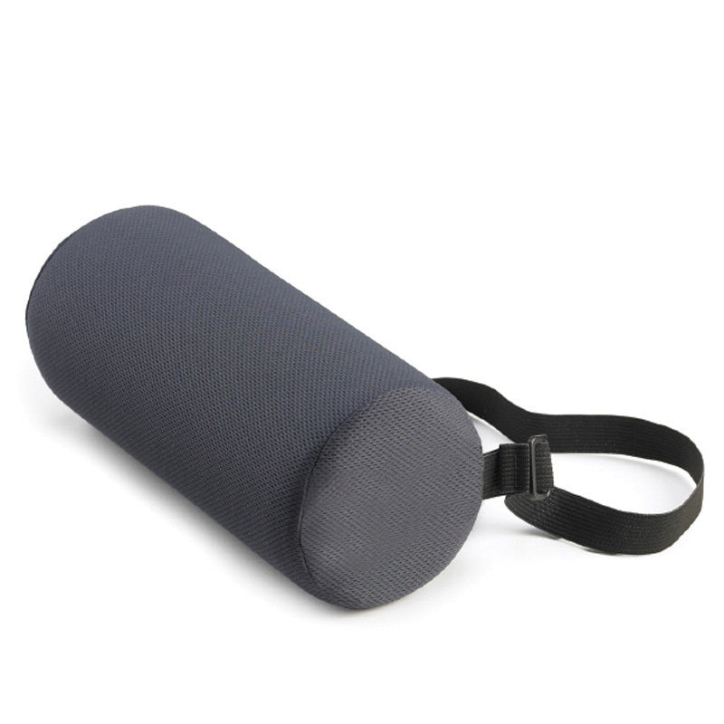 Lumbar Support Roller Cushion for Office, Car & Pain Relief