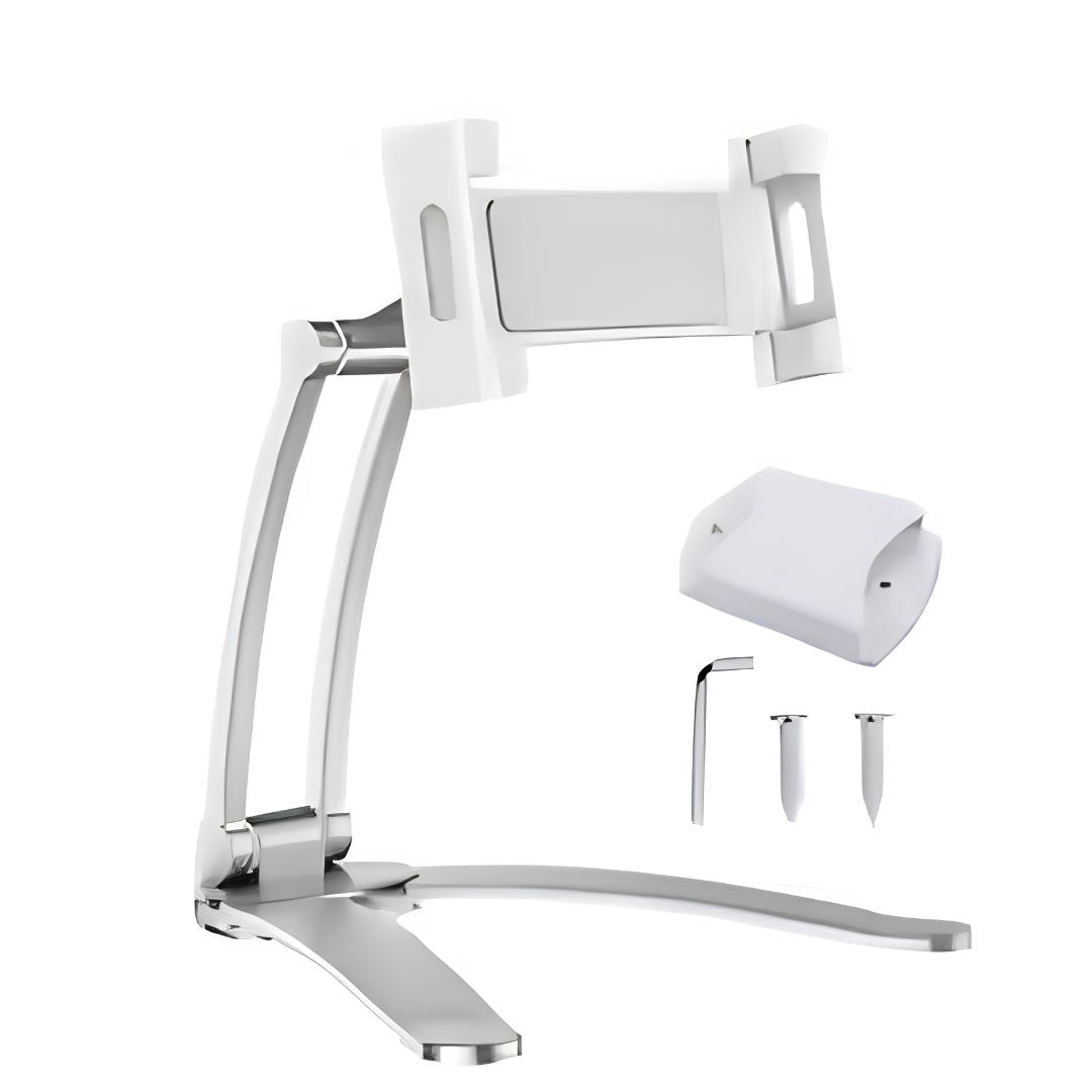 Hands-Free Tablet Stand for Seniors – Adjustable Phone & Tablet Desktop Mount