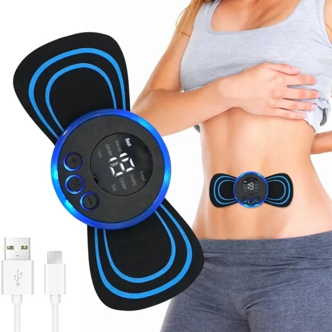 Portable Body Massage Pad – 8 Modes & 19 Levels for Relaxation
