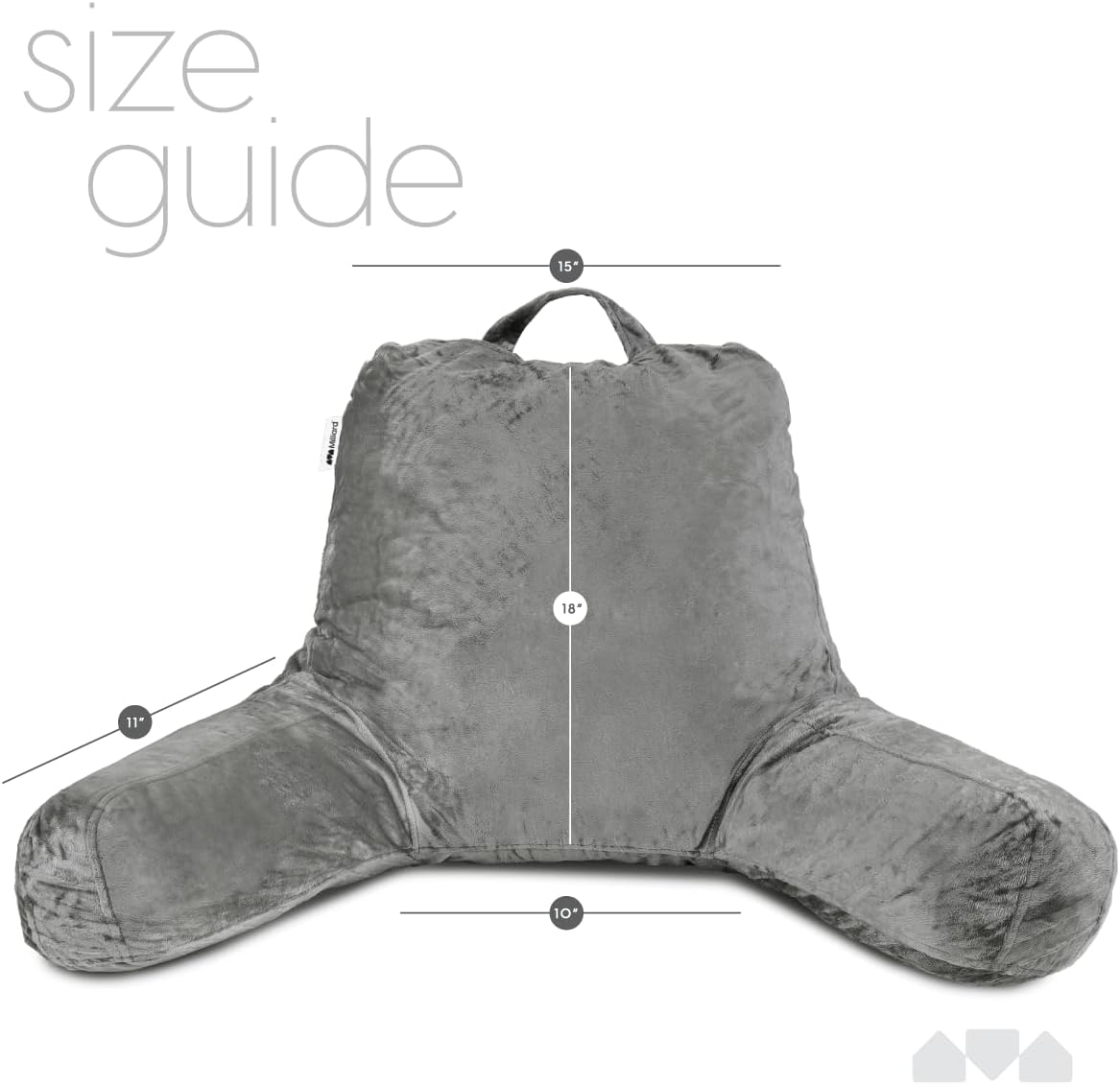 Reading Pillow for Bed Support – Gentle Back & Arm Comfort for Seniors