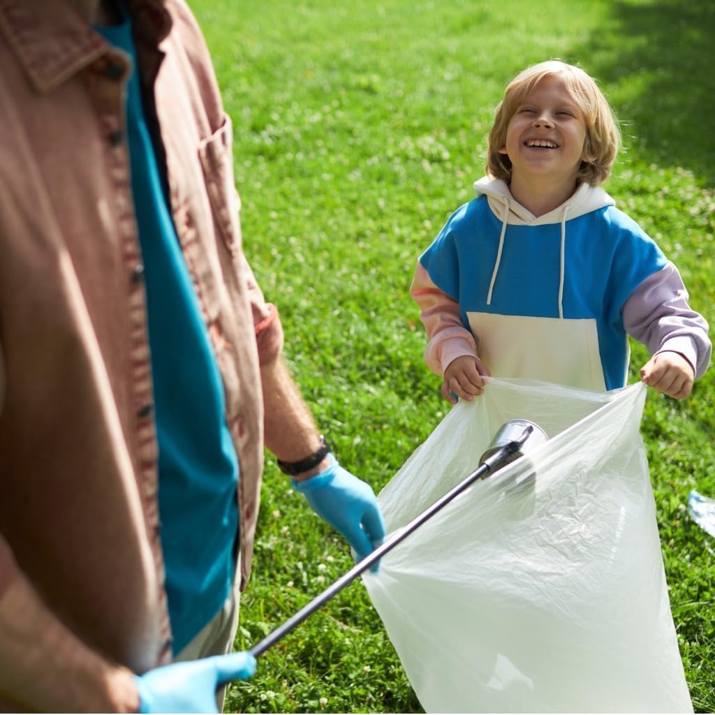 Ergonomic Full-Hand Grip Reacher for Independent Living