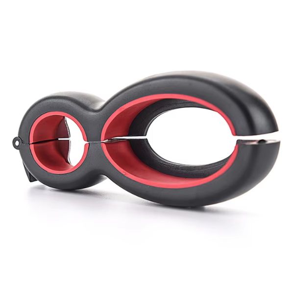 Portable Multi-Function 6-in-1 Twist Bottle Opener: Non-Slip Jar and Lid Gripper for Kitchen Use