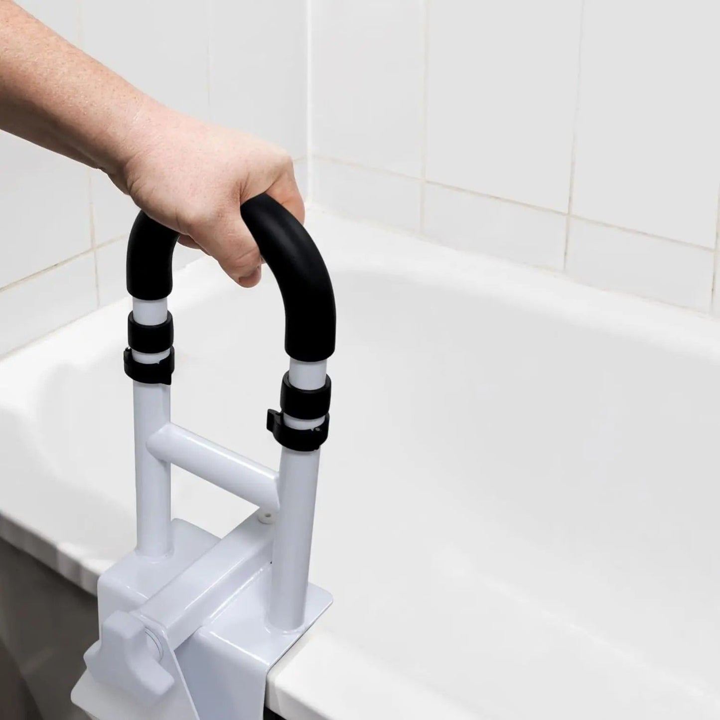 Shower grab bar for seniors