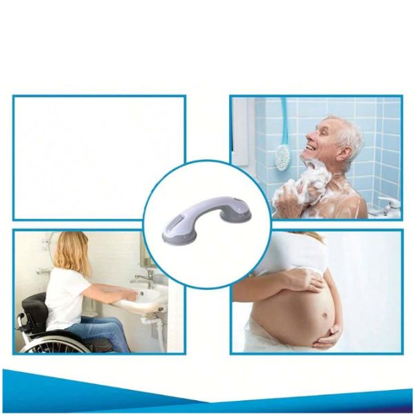 Shower grab bar