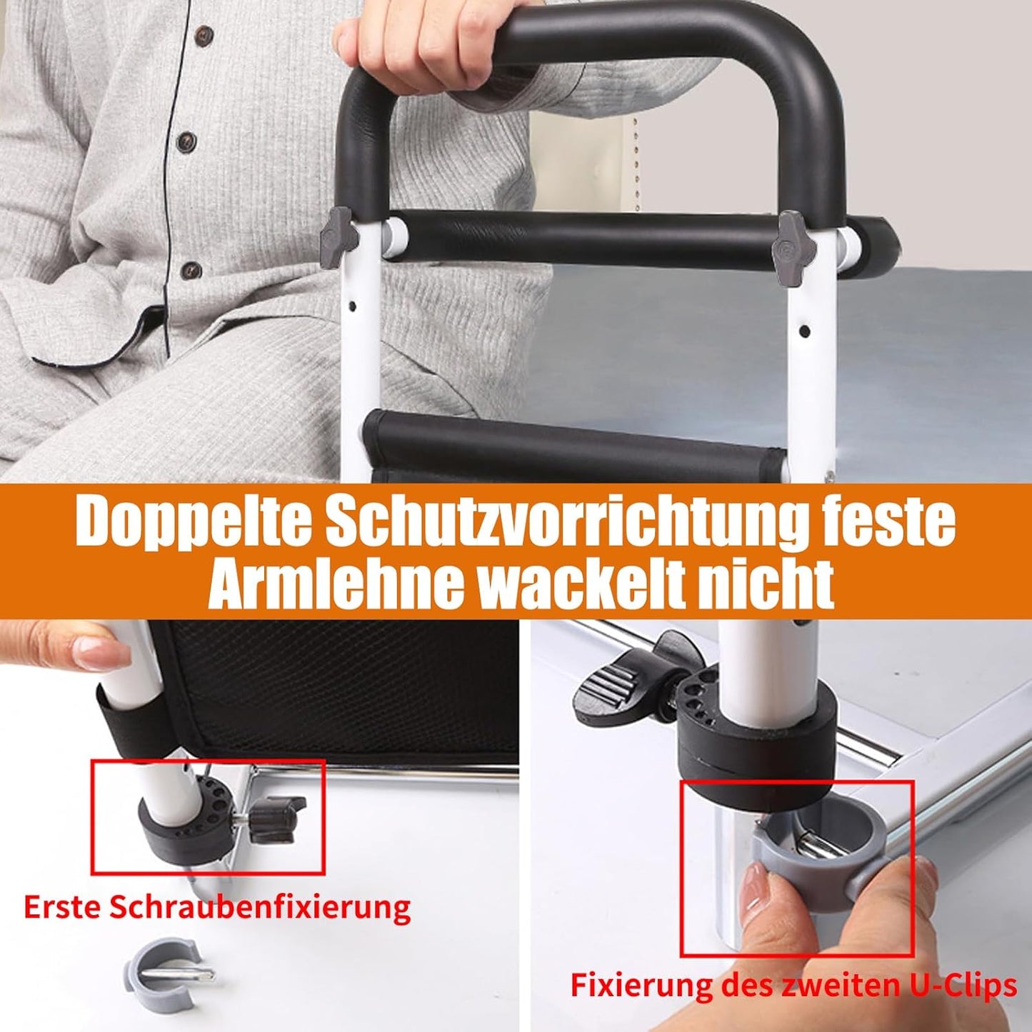 Handle Bed Track with Side Handles