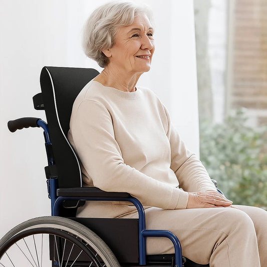 Memory Foam Lumbar Support Pillow – Back Support for Office, Car & Home Chairs