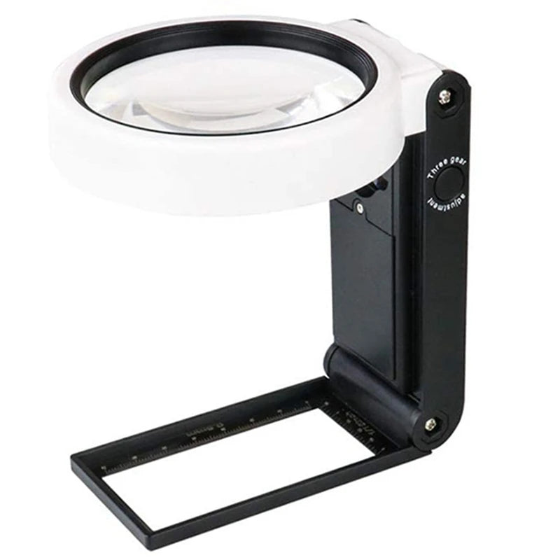 Hands-Free Folding Magnifier for Books
