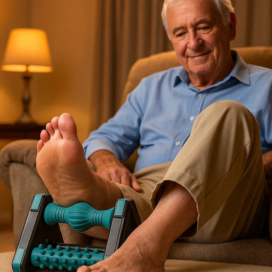 3-in-1 Foot Roller Massager with Ice Therapy – Gentle Cooling Relief for Seniors