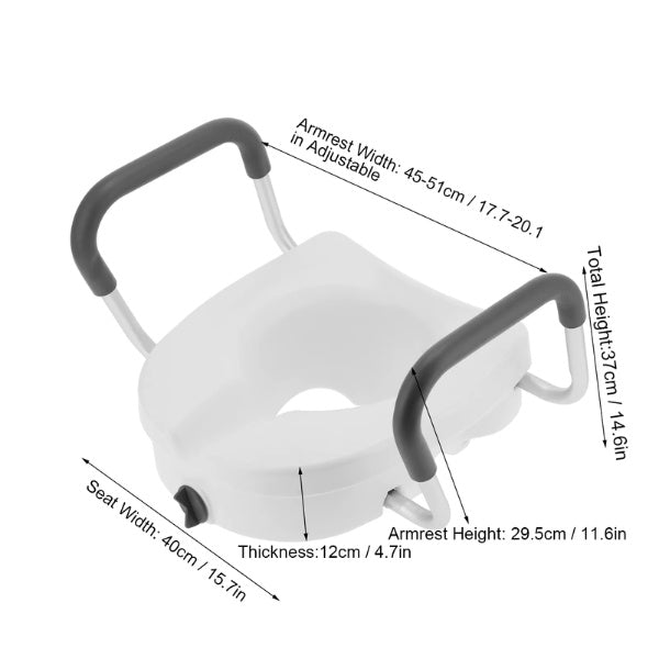Disability toilet seat