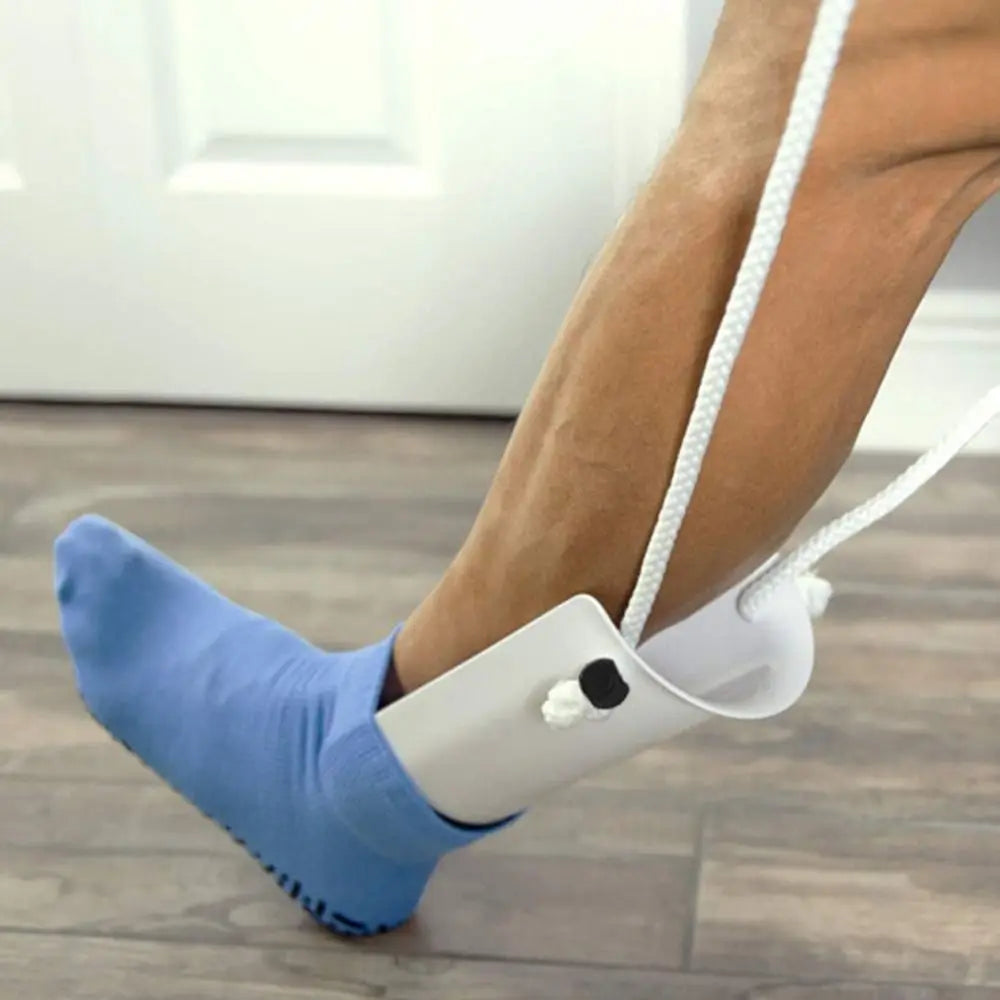 Sock dressing aid