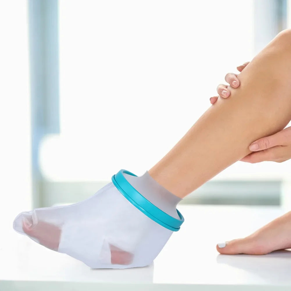 Foot cast waterproof cover