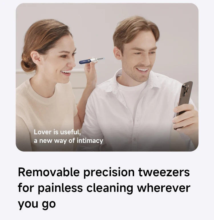 Bebird EarSight Plus R37R – Visual Ear Cleaning Tool with 10MP HD Camera (White Edition)