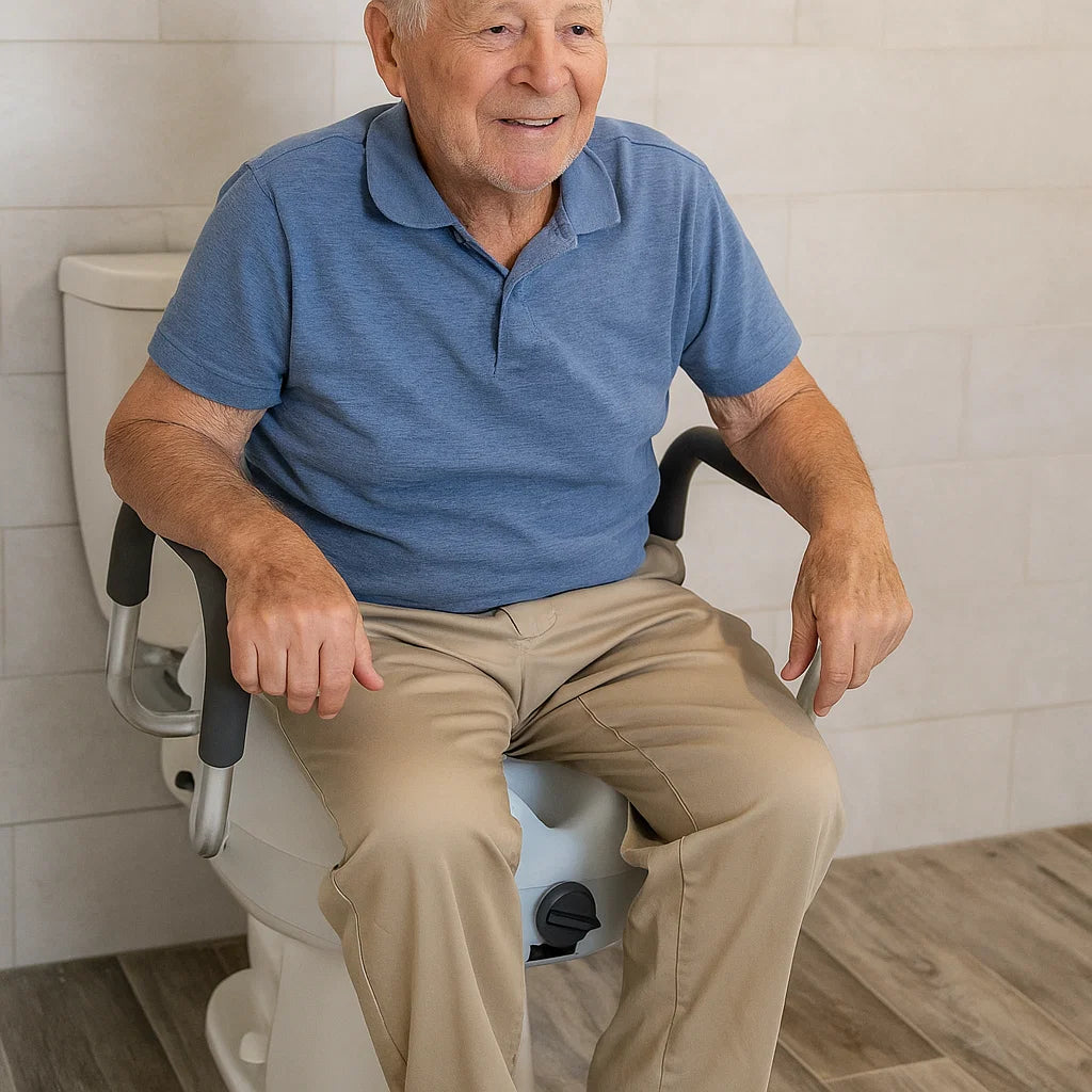 Senior-Friendly Toilet Riser