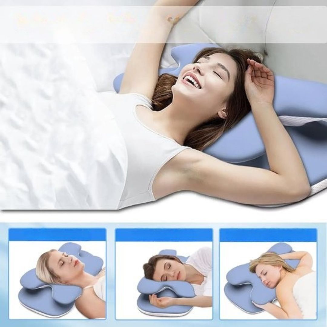 Butterfly Memory Foam Pillow – Cervical Support for Pain-Free, Deep Sleep