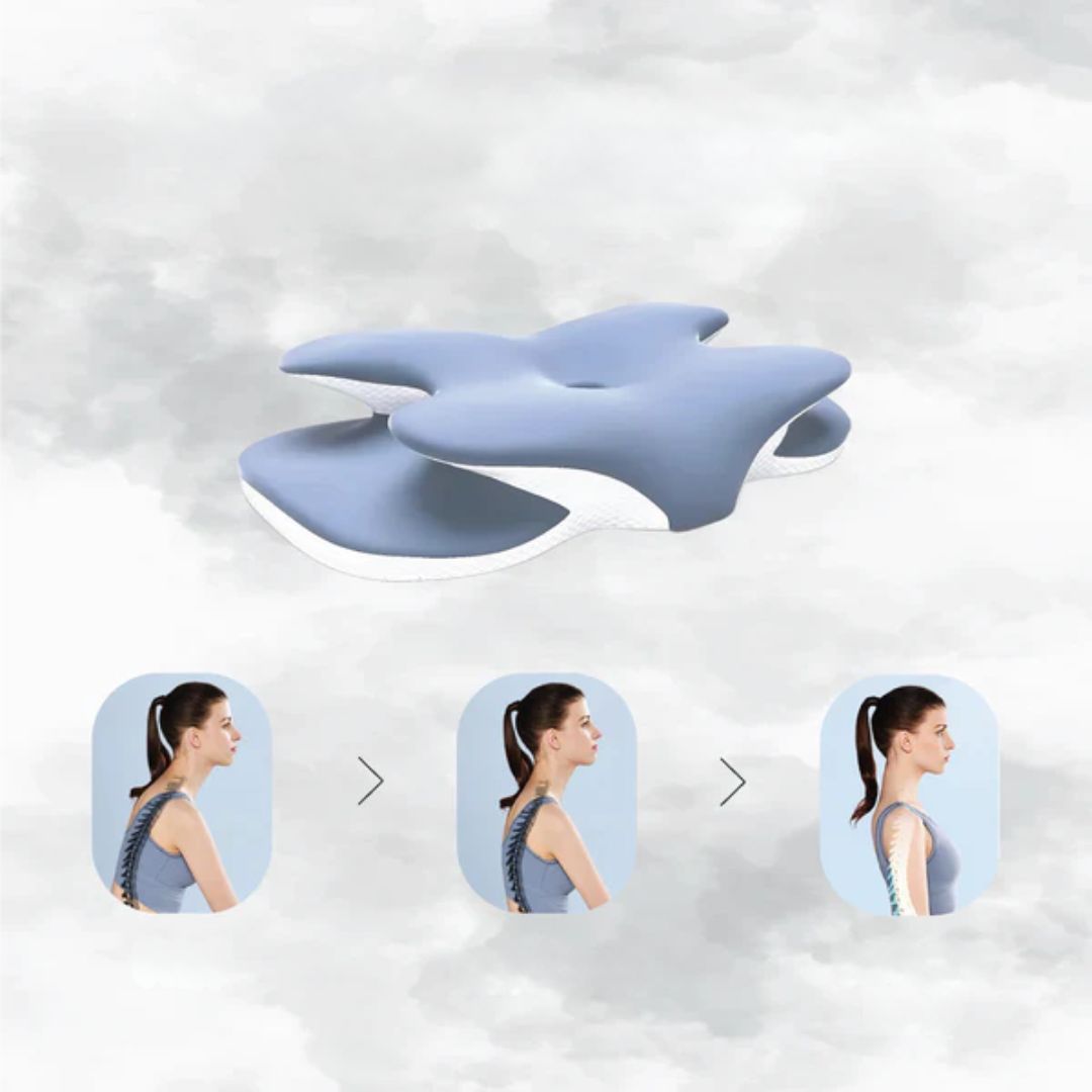 Butterfly Memory Foam Pillow – Cervical Support for Pain-Free, Deep Sleep