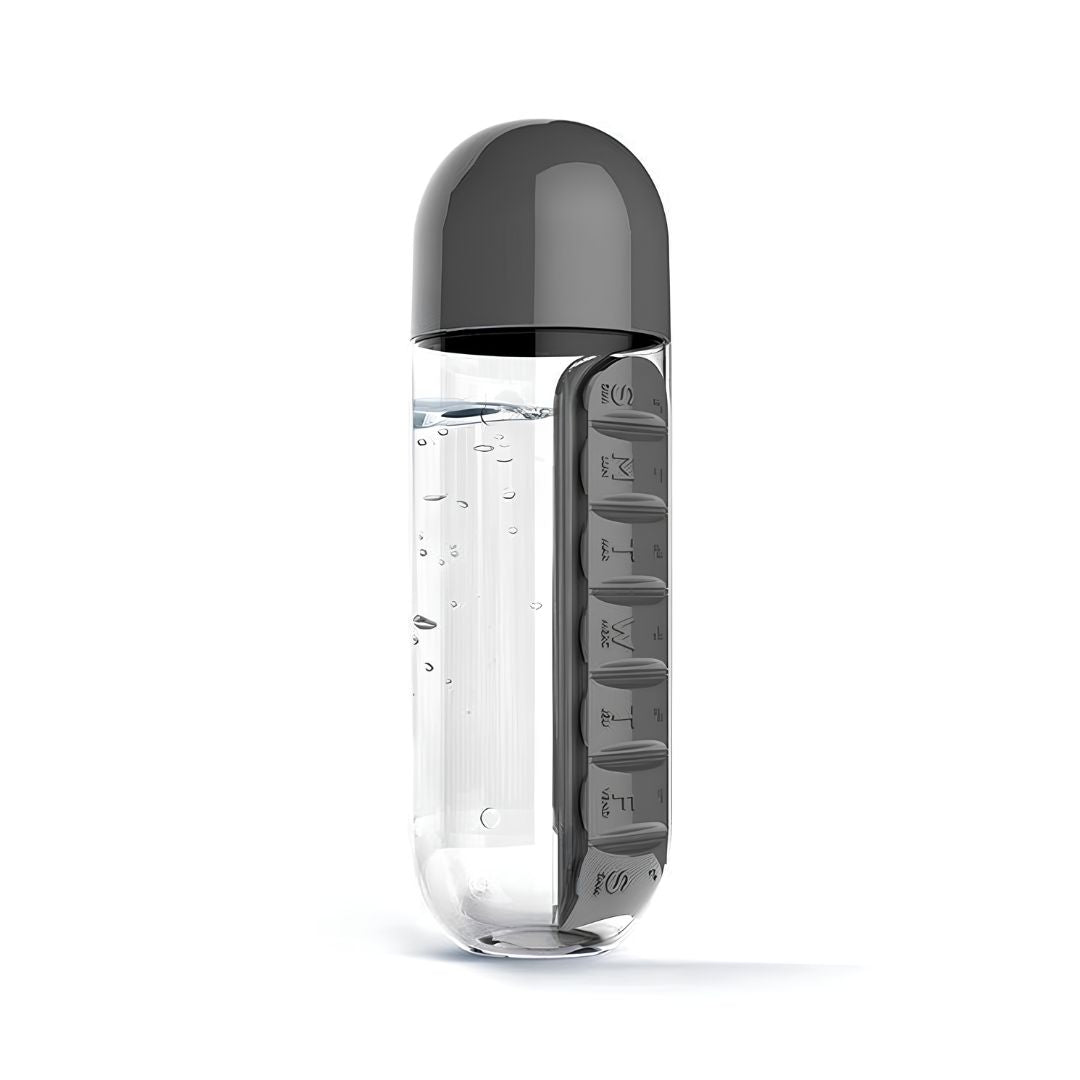 daily pill organizer bottle