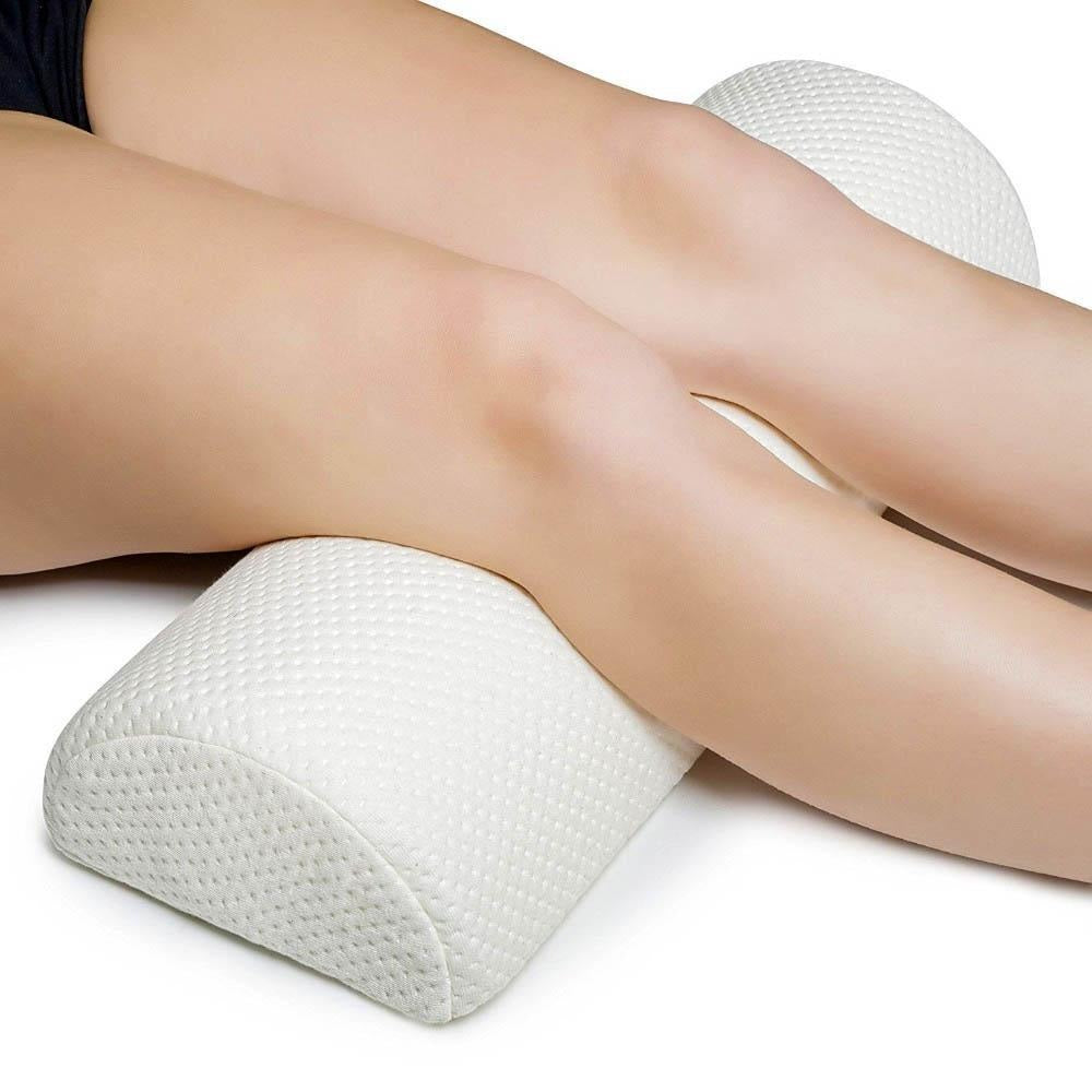 Cylindrical memory foam pillow