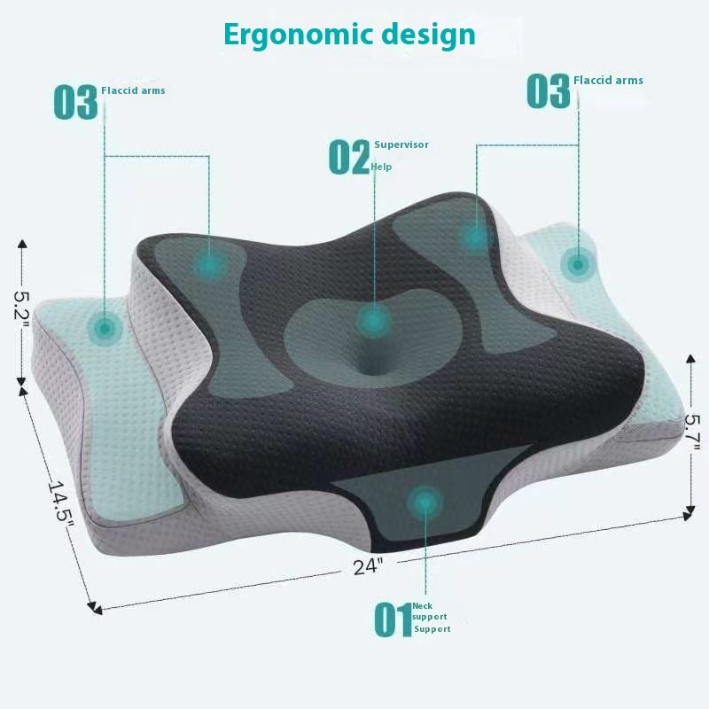 ergonomic memory foam pillow
