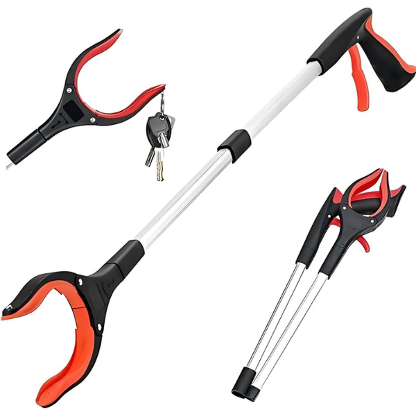 long reach grabber tool for picking up trash