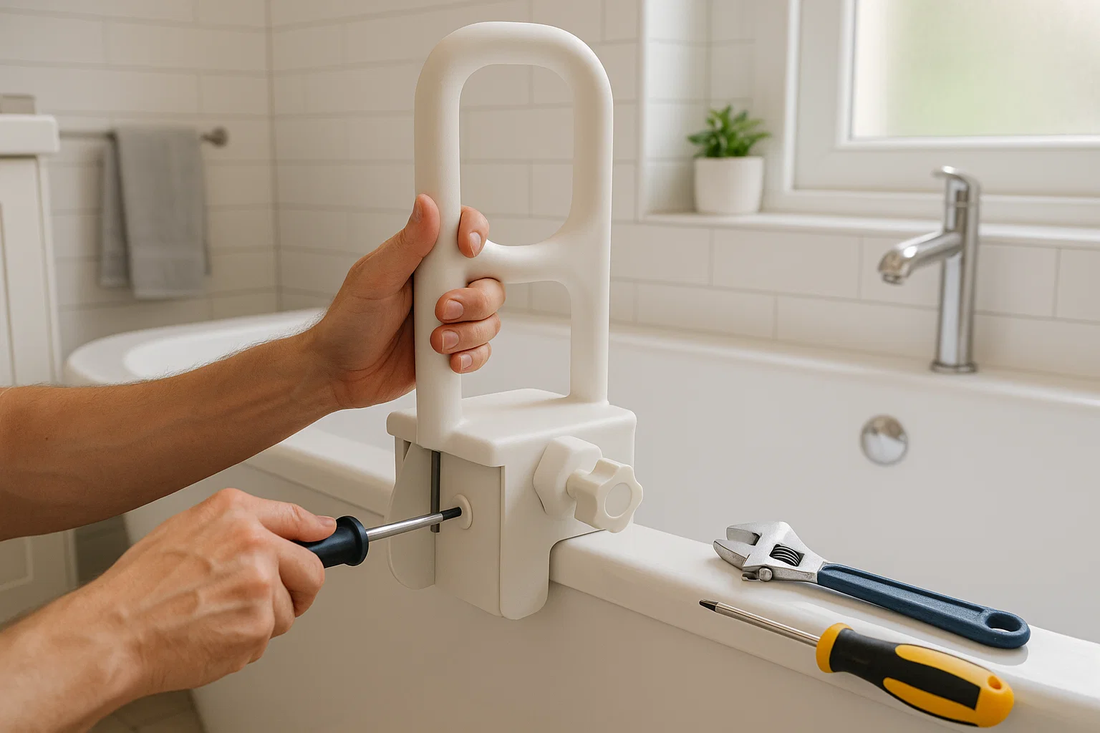 How to Install a Bathtub Safety Rail