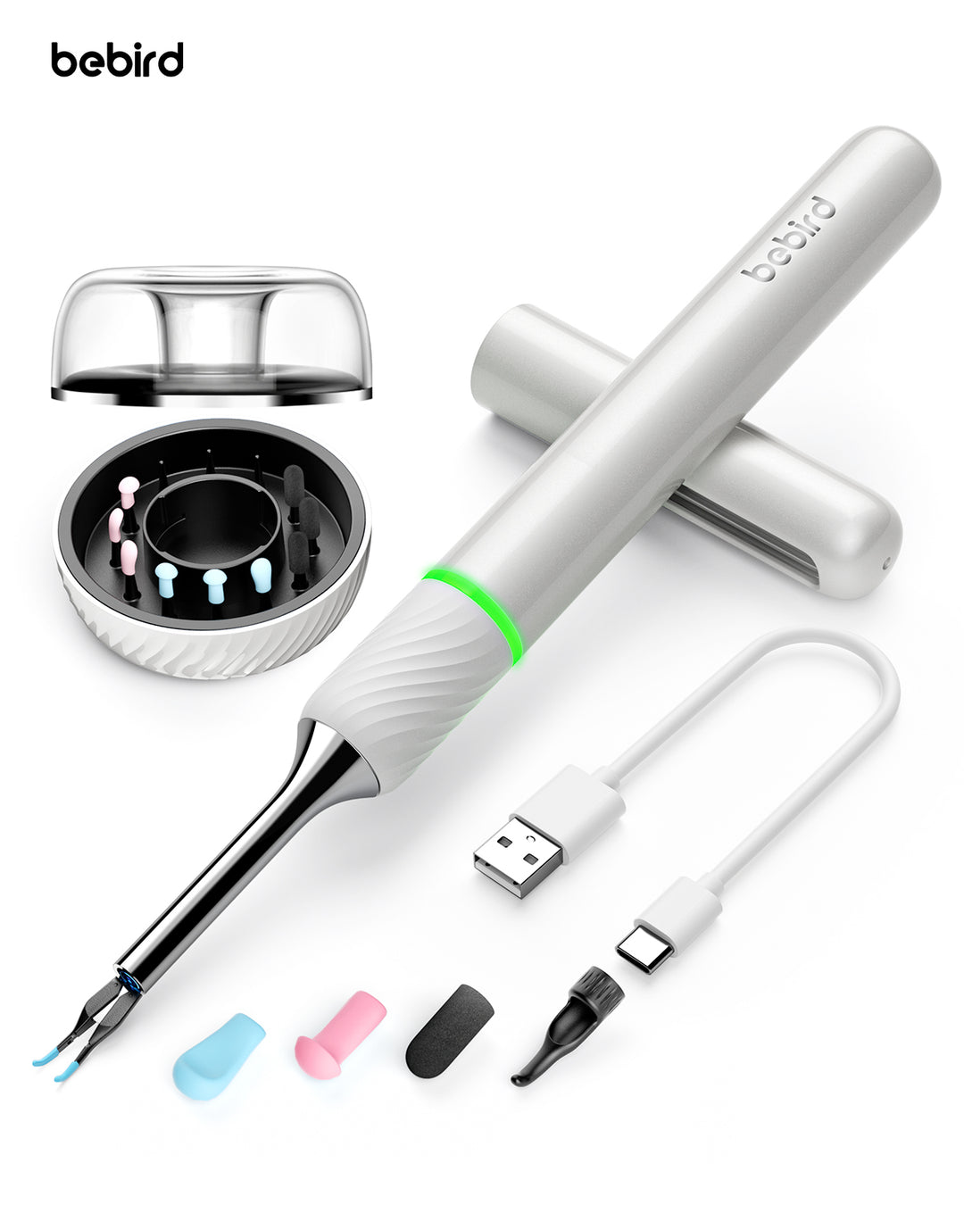 Bebird Note5 Pro Smart Visual Ear Cleaning Tool - 10MP Camera and Tweezers – Personal Care Ki