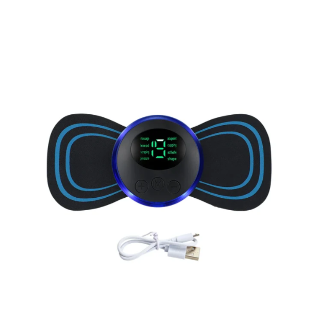Portable Body Massage Pad – 8 Modes & 19 Levels for Relaxation
