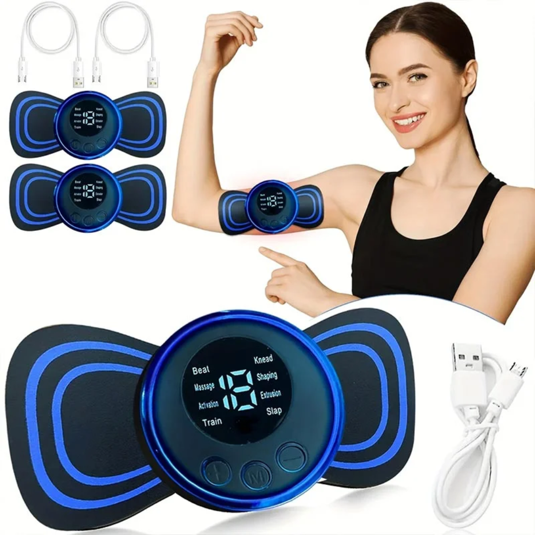 Portable Body Massage Pad – 8 Modes & 19 Levels for Relaxation
