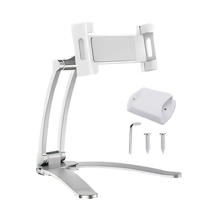 Hands-Free Tablet Stand for Seniors – Adjustable Phone & Tablet Desktop Mount