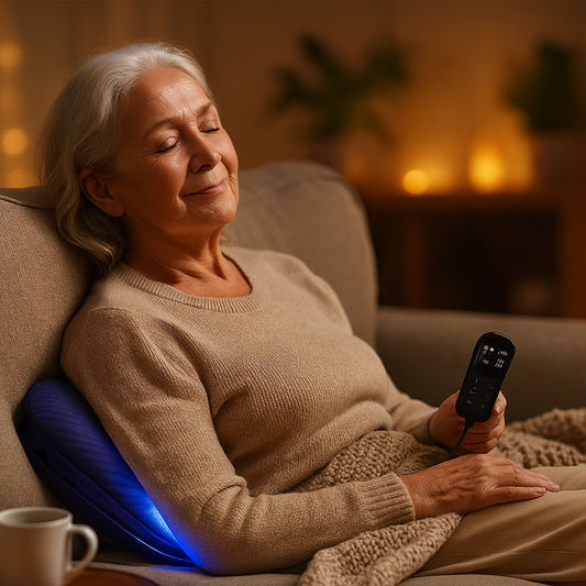 Adjustable Waist Massager - Deep Vibration & Traction Therapy