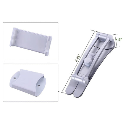 Hands-Free Tablet Stand for Seniors – Adjustable Phone & Tablet Desktop Mount