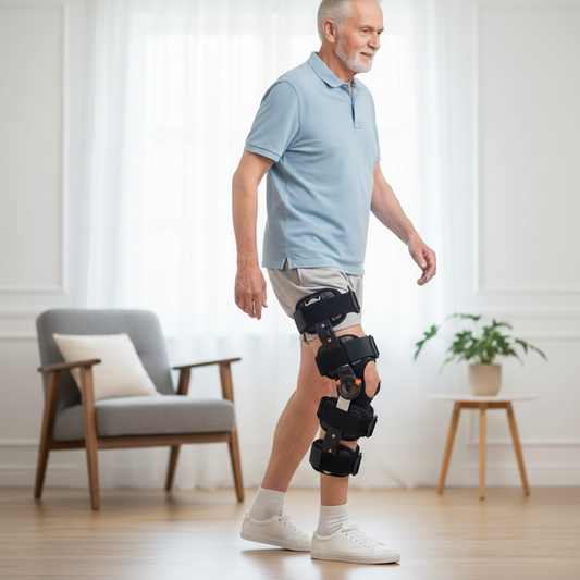 Adjustable Knee Support Brace  – Comfortable Leg Support for Seniors