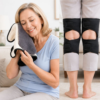 1PC Thermal Knee Warmers for Elderly | Soft Plush Knee Support for Winter