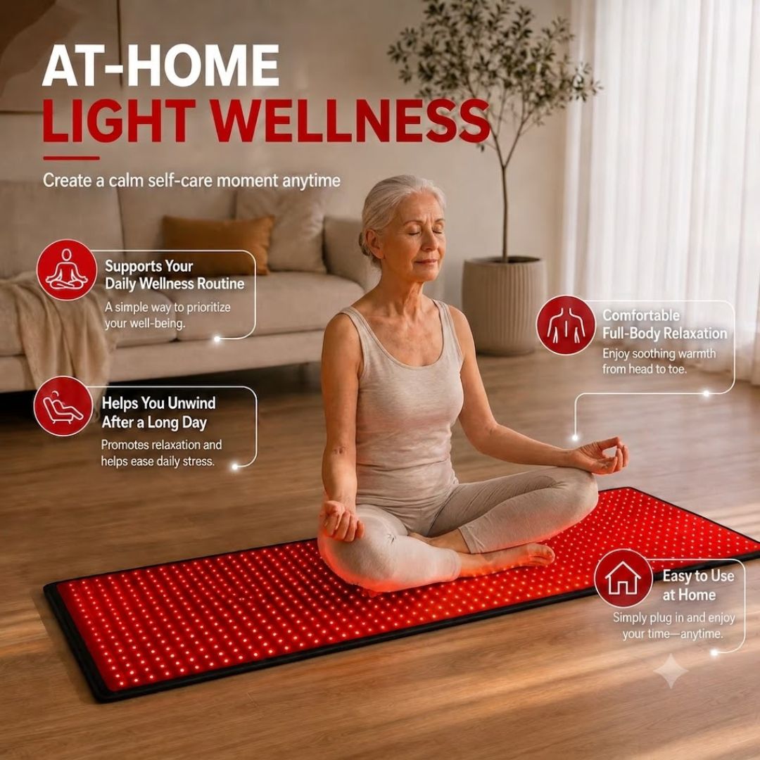 Full Body Red Light Therapy Pad | Infrared Heating Wrap