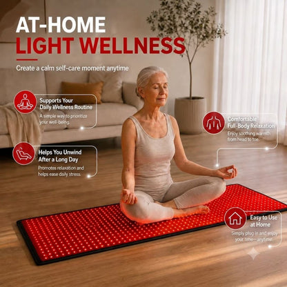 Full Body Red Light Therapy Pad | Infrared Heating Wrap