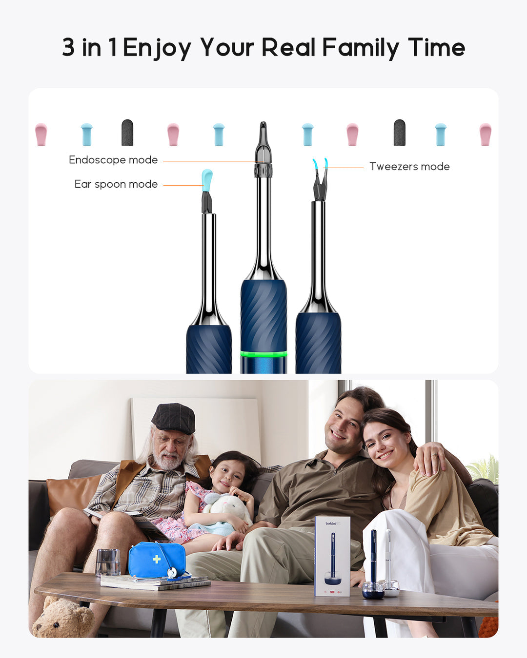 Bebird Note5 Pro Smart Visual Ear Cleaning Tool - 10MP Camera and Tweezers – Personal Care Ki