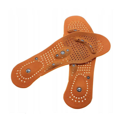Magnetic Acupressure Insoles for Seniors - Soft Silicone Foot Support Inserts