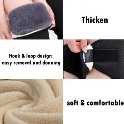 1PC Thermal Knee Warmers for Elderly | Soft Plush Knee Support for Winter