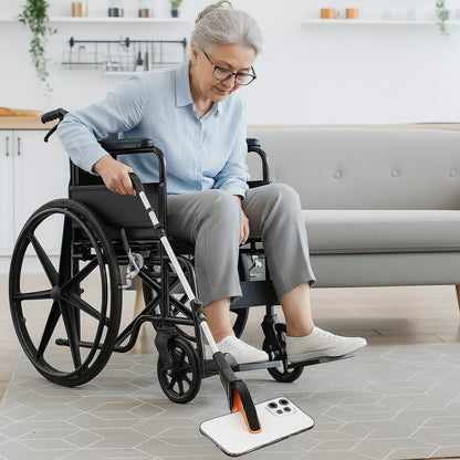 43" Upgraded Foldable Grabber Tool with Magnetic 360° Swivel Clip for Elderly & Disabled