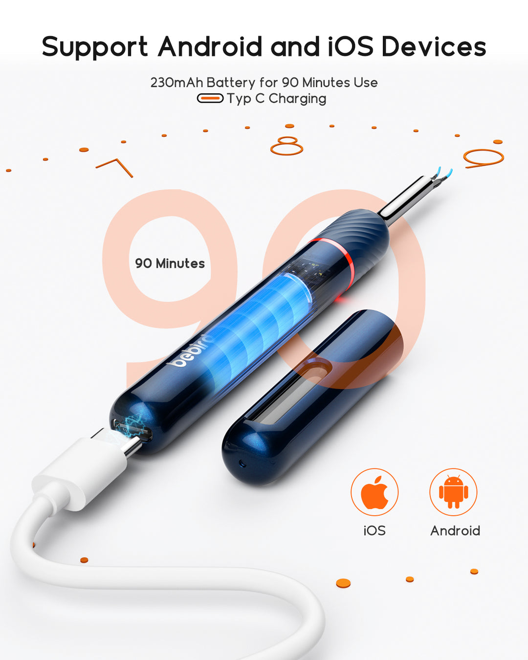 Bebird Note5 Pro Smart Visual Ear Cleaning Tool - 10MP Camera and Tweezers – Personal Care Ki