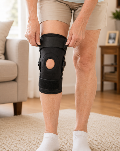 1pc Patella Knee Brace | with Side Stabilizers Adjustable Joint Support for Adults