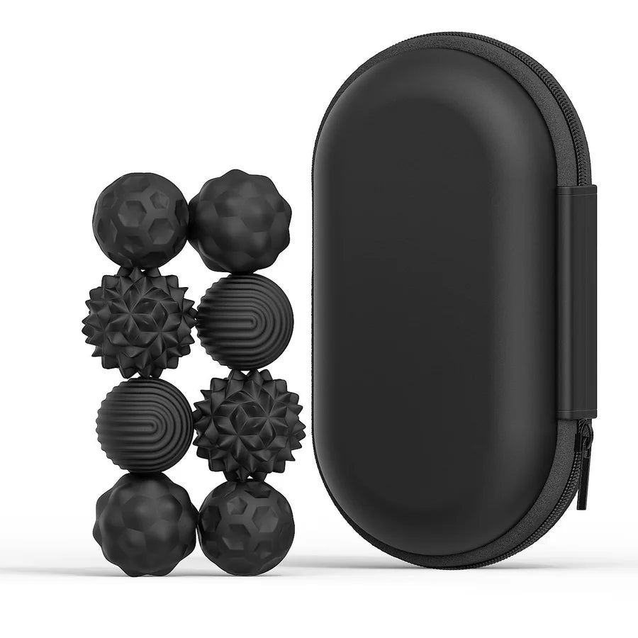 Silicone Magnetic Fidget Balls for Seniors | Stress Relief Hand Therapy Toy