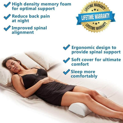 Back pain relief pillow