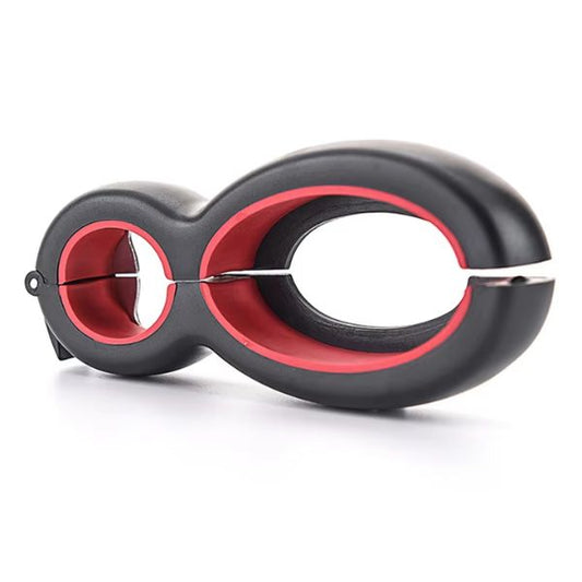 Portable Multi-Function 6-in-1 Twist Bottle Opener: Non-Slip Jar and Lid Gripper for Kitchen Use