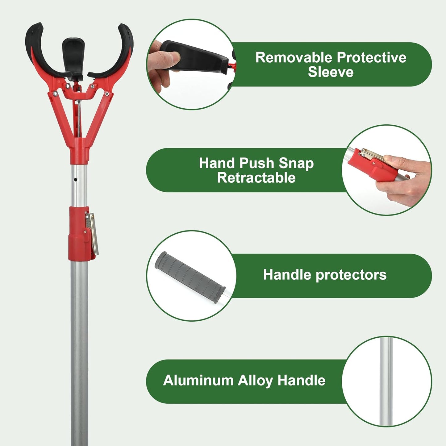 High-Reach Fruit Picker for Tall Trees and Orchard Fruits