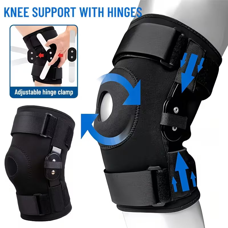 1pc Patella Knee Brace | with Side Stabilizers Adjustable Joint Support for Adults