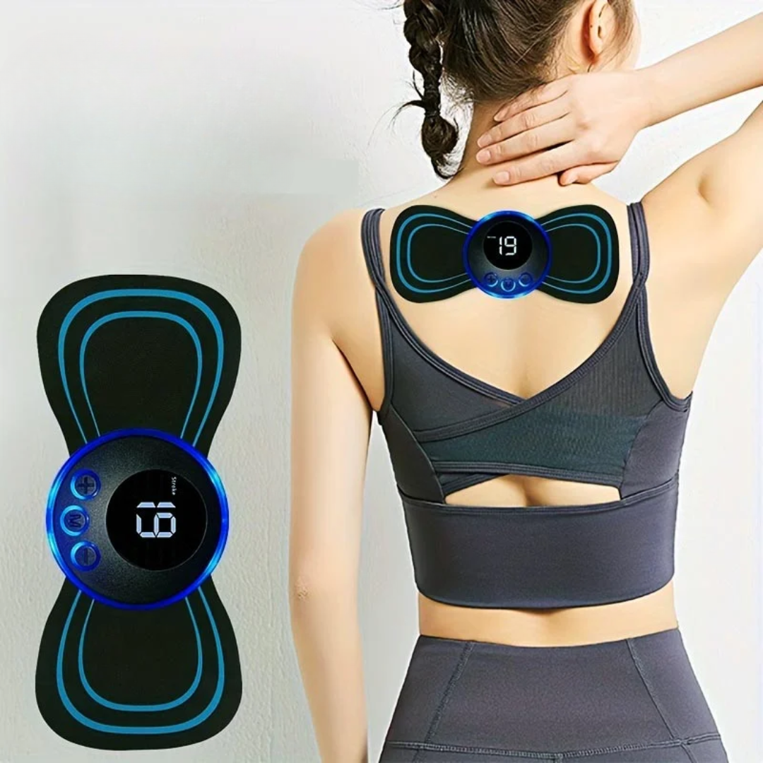 Portable Body Massage Pad – 8 Modes & 19 Levels for Relaxation