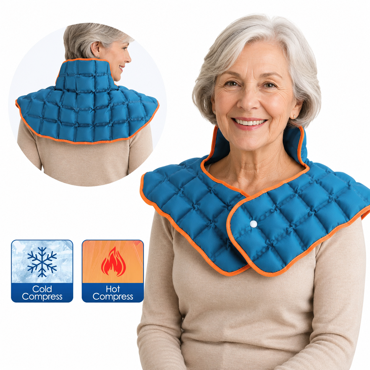 Reusable Hot & Cold Therapy Ice Pack Wrap - for Seniors