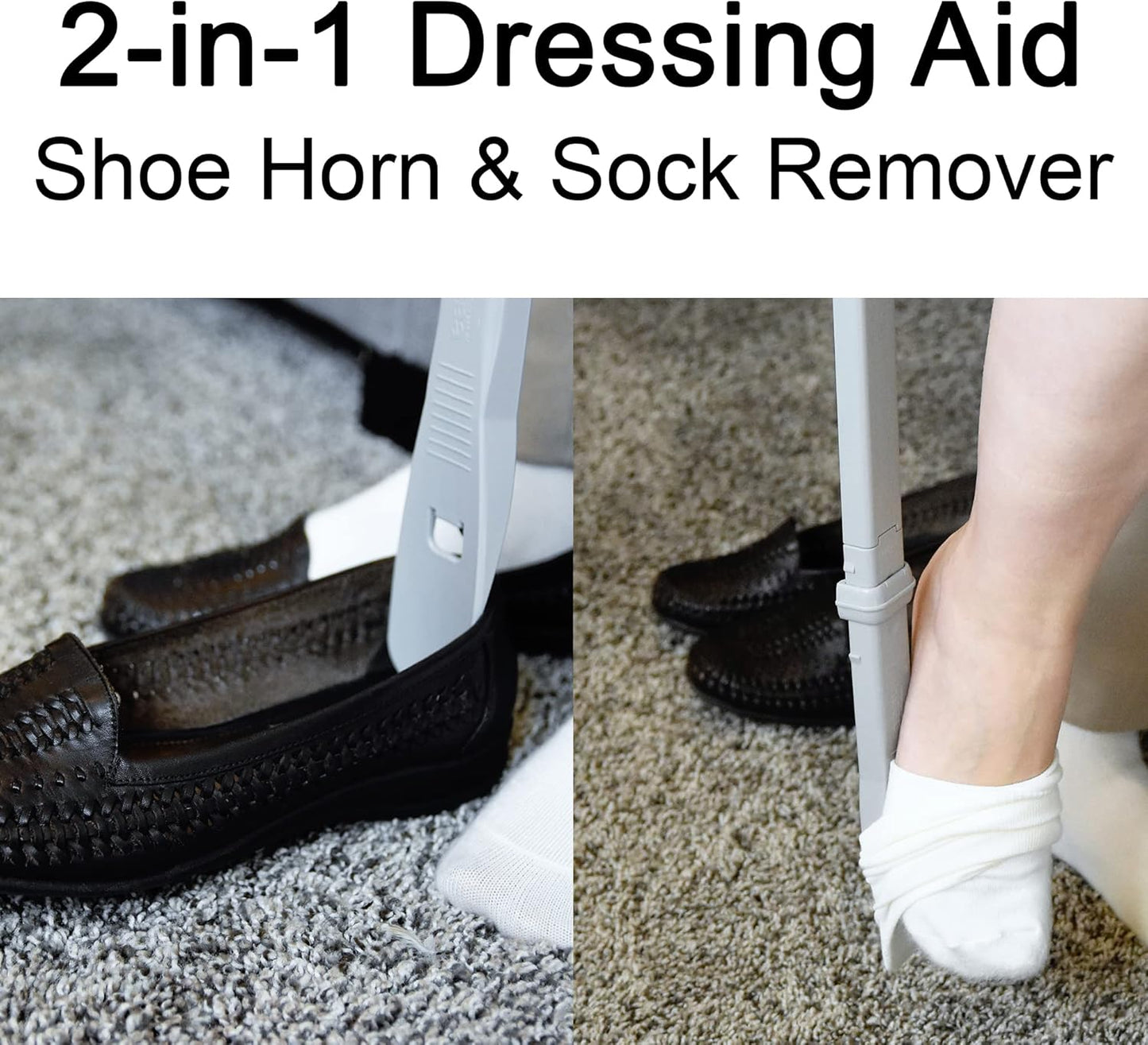 

Sock Otter Tool for Removing Socks, Nylons, and Compression Hosiery